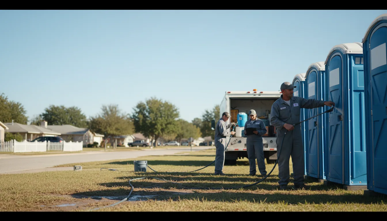 Long-Term Portable Toilet Rental in Lueders, TX near me